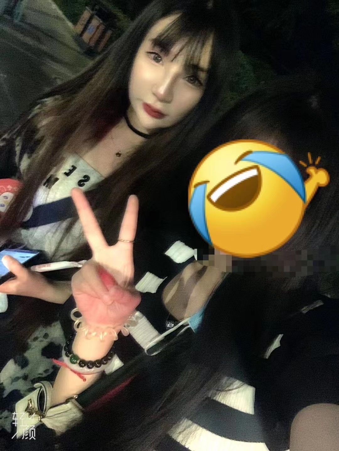 开发区瘦小妹子染月