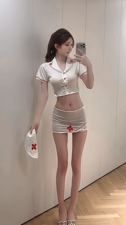 俏皮甜妹大长腿